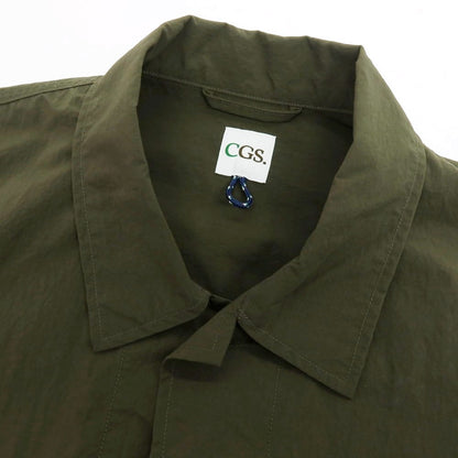 【中古】カリフォルニア ジェネラルストア California General Store ナイロン ワークジャケット ダークオリーブ【 M 】【 状態ランクB 】【 メンズ 】