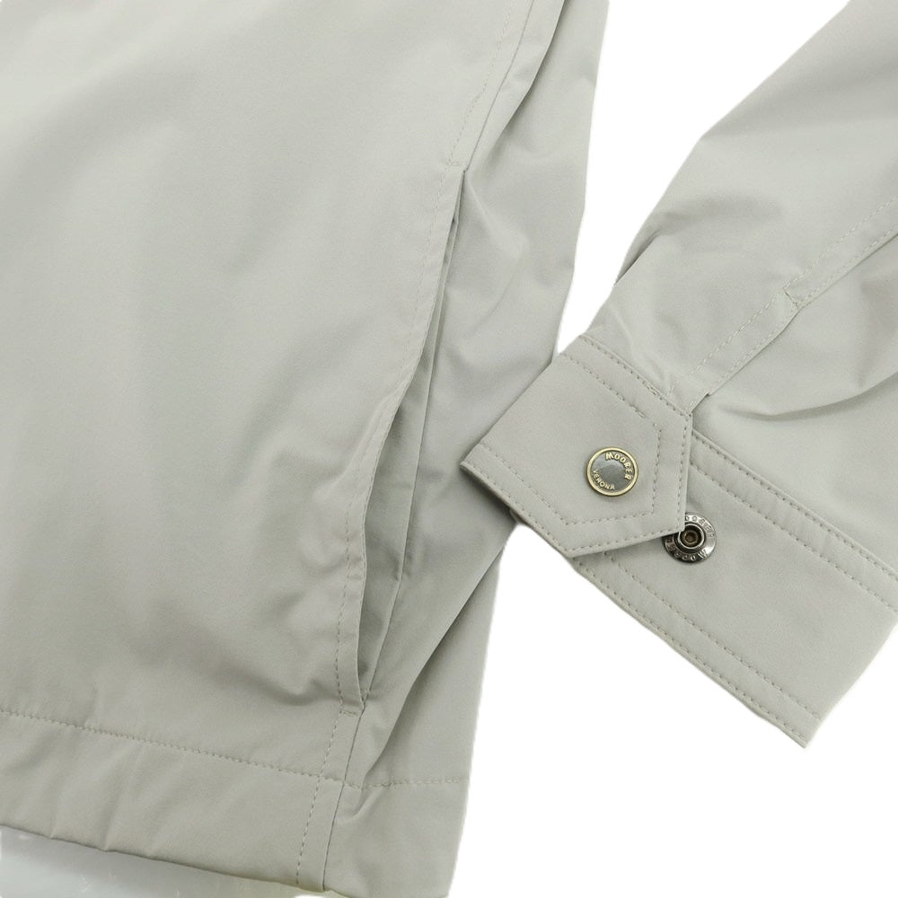 【中古】ムーレー MOORER ATLAS-KN ストレッチ ナイロン シャツジャケット グレー【 46 】【 状態ランクC 】【 メンズ 】