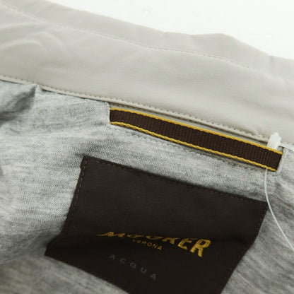 【中古】ムーレー MOORER ATLAS-KN ストレッチ ナイロン シャツジャケット グレー【 46 】【 状態ランクC 】【 メンズ 】