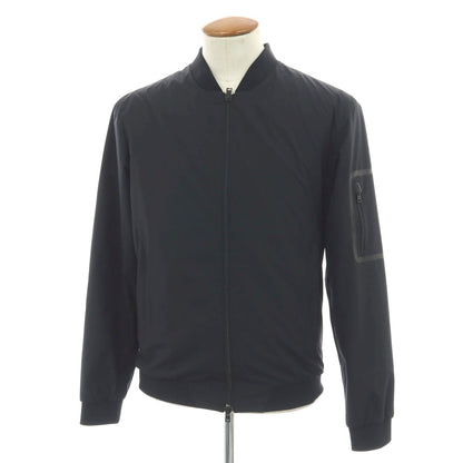 【中古】ヘルノ Herno Laminar GORE-TEX ポリエステル ボマーブルゾン ブラック【 46 】【 状態ランクB 】【 メンズ 】