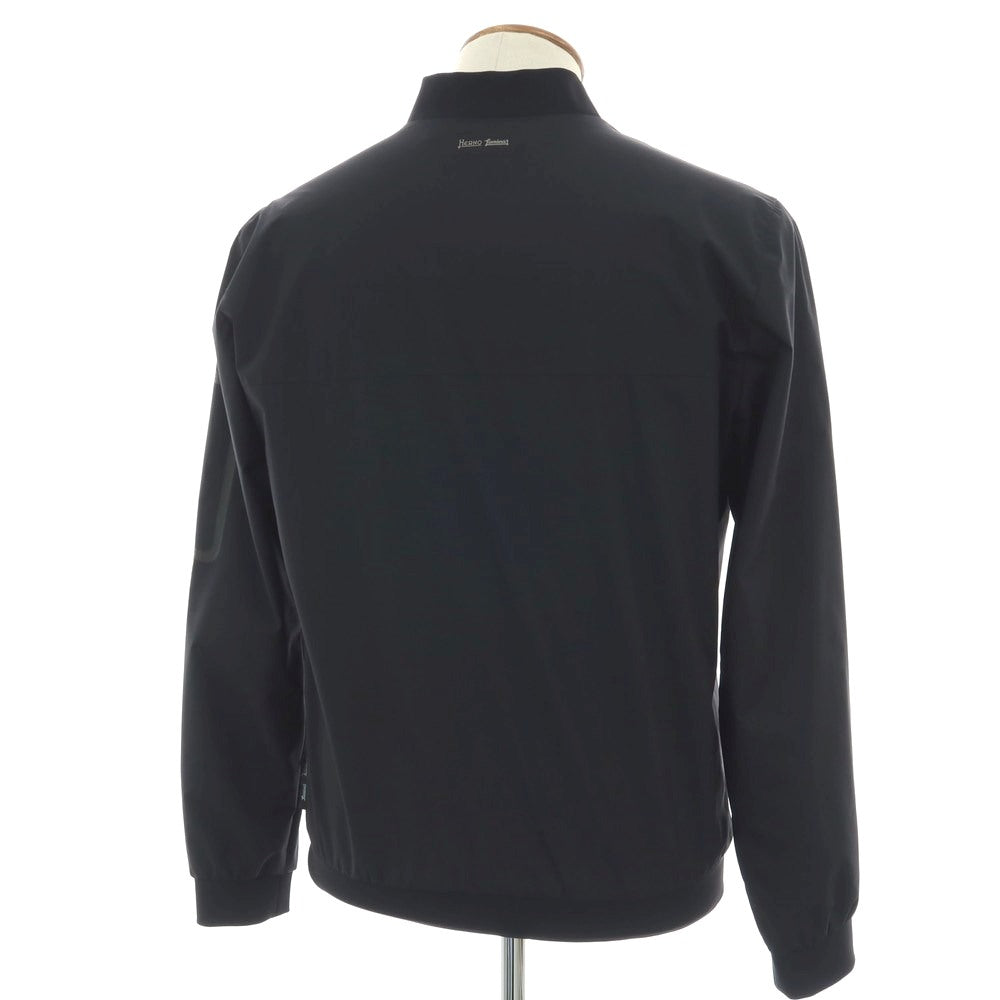 【中古】ヘルノ Herno Laminar GORE-TEX ポリエステル ボマーブルゾン ブラック【 46 】【 状態ランクB 】【 メンズ 】