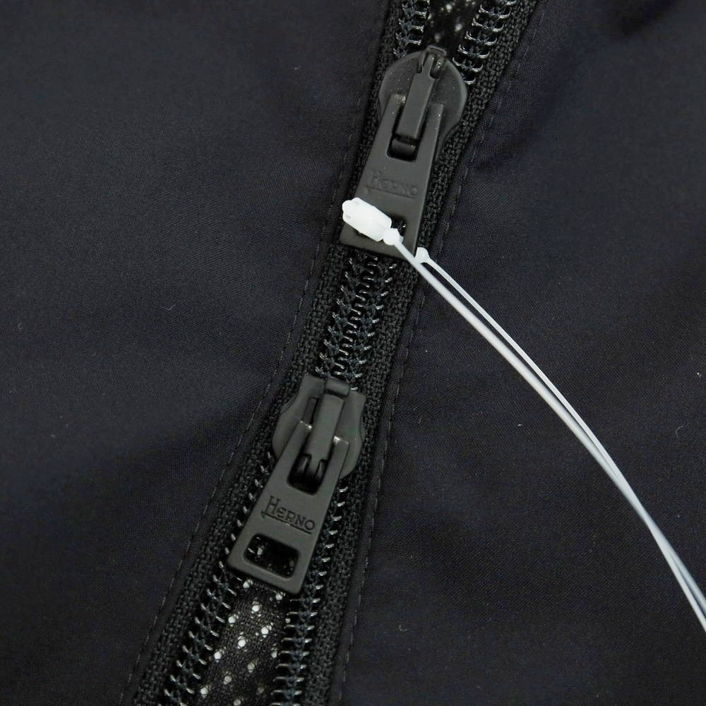 【中古】ヘルノ Herno Laminar GORE-TEX ポリエステル ボマーブルゾン ブラック【 46 】【 状態ランクB 】【 メンズ 】