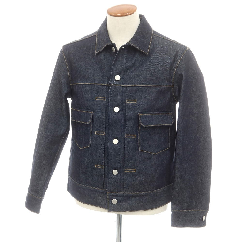 【中古】ジーニック Jeanik コットン デニムジャケット ネイビー【 M 】【 状態ランクA 】【 メンズ 】