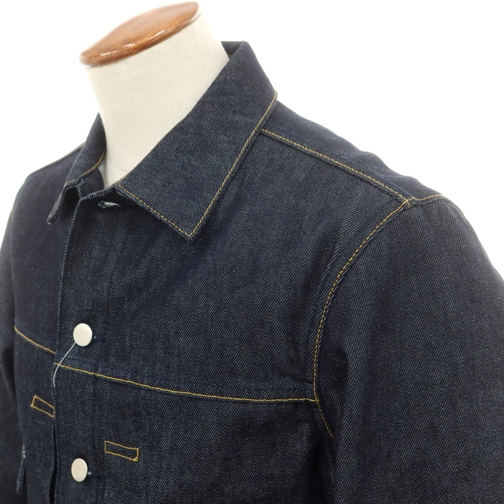 【中古】ジーニック Jeanik コットン デニムジャケット ネイビー【 M 】【 状態ランクA 】【 メンズ 】