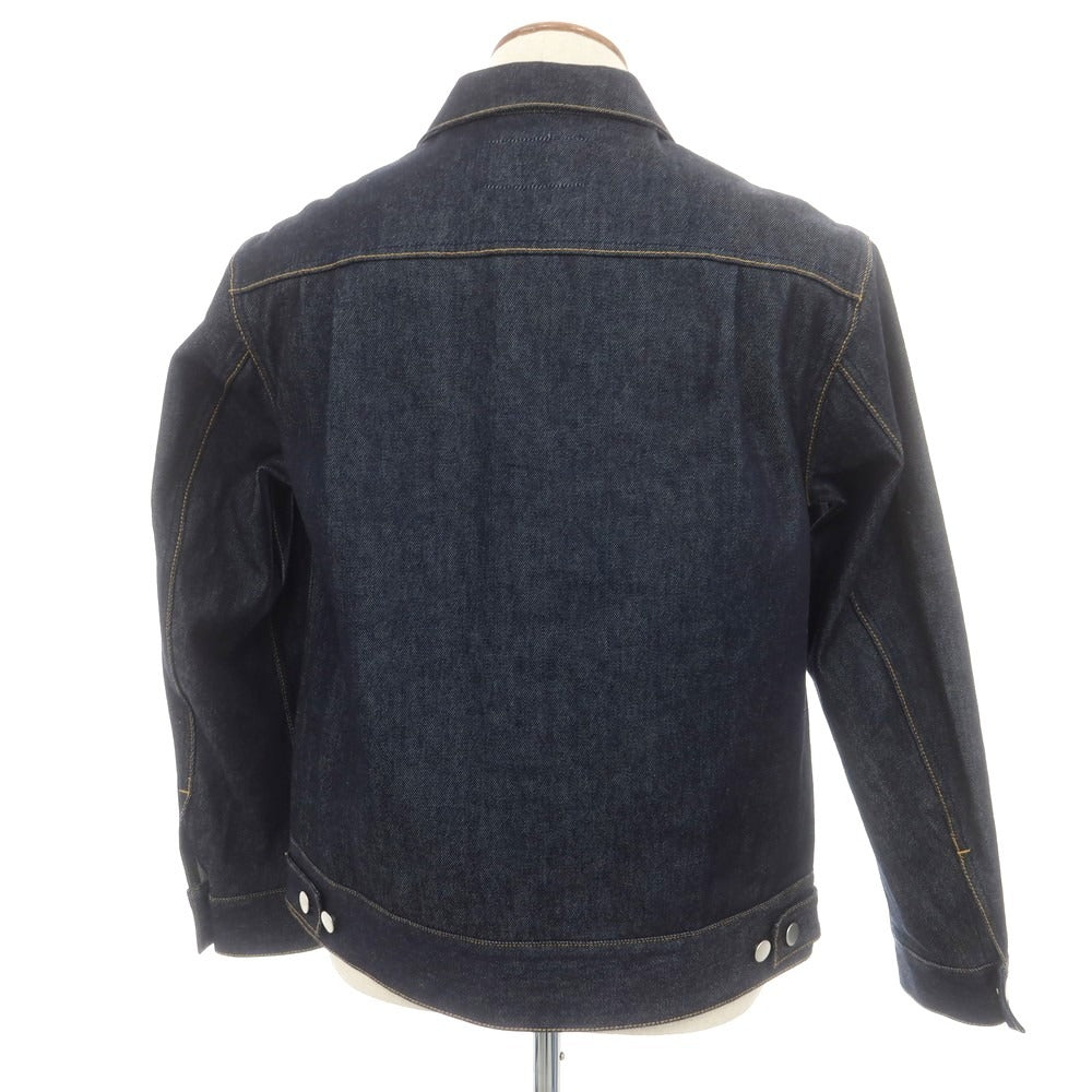 【中古】ジーニック Jeanik コットン デニムジャケット ネイビー【 M 】【 状態ランクA 】【 メンズ 】