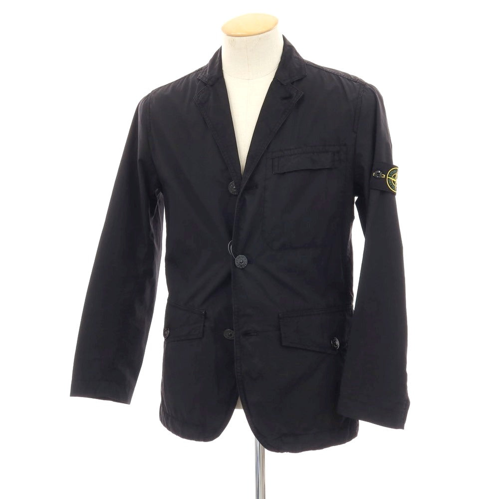 【中古】ストーンアイランド STONE ISLAND コットン 3B カジュアルジャケット ブラック【サイズS】【 状態ランクD 】【 メンズ 】