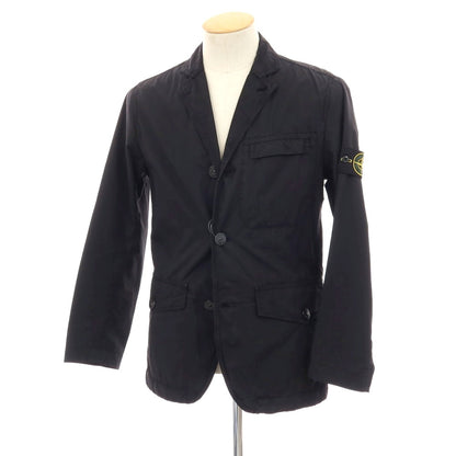 【中古】ストーンアイランド STONE ISLAND コットン 3B カジュアルジャケット ブラック【サイズS】【 状態ランクD 】【 メンズ 】