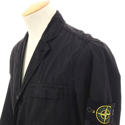【中古】ストーンアイランド STONE ISLAND コットン 3B カジュアルジャケット ブラック【サイズS】【 状態ランクD 】【 メンズ 】