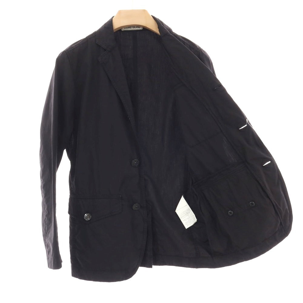 【中古】ストーンアイランド STONE ISLAND コットン 3B カジュアルジャケット ブラック【サイズS】【 状態ランクD 】【 メンズ 】