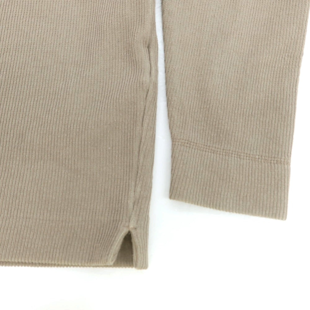 【中古】ストーンアイランド STONE ISLAND コットンナイロン Vネック 長袖カットソー ベージュ【 S 】【 状態ランクC 】【 メンズ 】