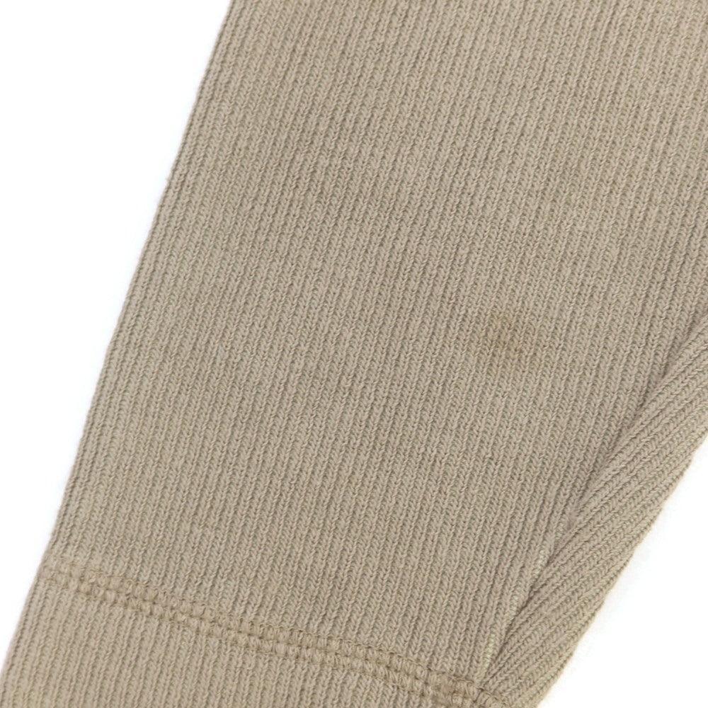 【中古】ストーンアイランド STONE ISLAND コットンナイロン Vネック 長袖カットソー ベージュ【 S 】【 状態ランクC 】【 メンズ 】