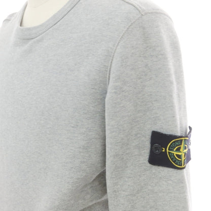 【中古】ストーンアイランド STONE ISLAND コットン クルーネック スウェット グレー【 S 】【 状態ランクB 】【 メンズ 】