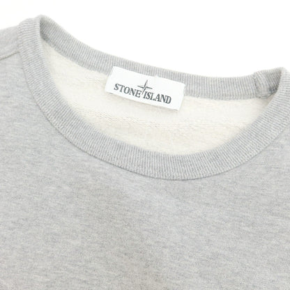 【中古】ストーンアイランド STONE ISLAND コットン クルーネック スウェット グレー【 S 】【 状態ランクB 】【 メンズ 】