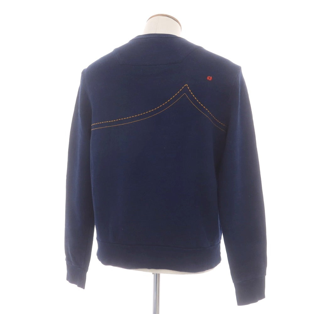 【中古】ヤコブコーエン JACOB COHEN コットン クルーネック スウェット ネイビー【 M 】【 状態ランクB 】【 メンズ 】