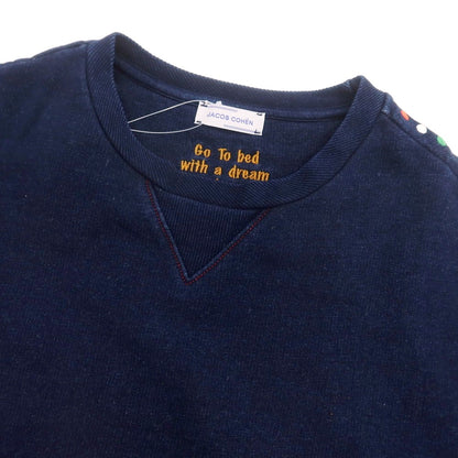 【中古】ヤコブコーエン JACOB COHEN コットン クルーネック スウェット ネイビー【 M 】【 状態ランクB 】【 メンズ 】