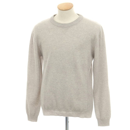 【中古】サタデーズ ニューヨークシティ Saturdays NYC ハイゲージ ウール クルーネックニット ラベンダーベージュ【 S 】【 状態ランクB 】【 メンズ 】