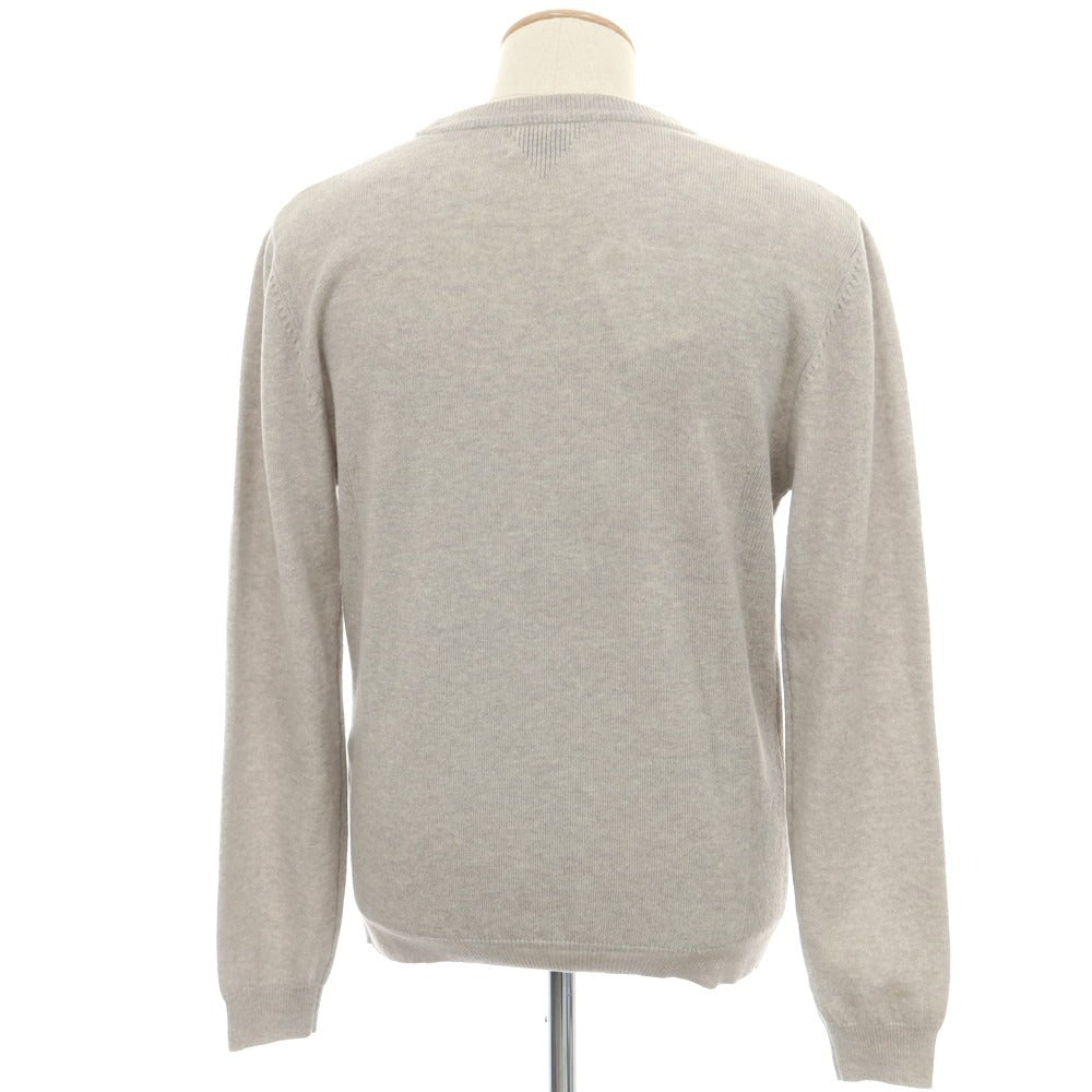 【中古】サタデーズ ニューヨークシティ Saturdays NYC ハイゲージ ウール クルーネックニット ラベンダーベージュ【 S 】【 状態ランクB 】【 メンズ 】