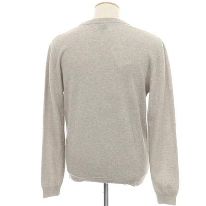 【中古】サタデーズ ニューヨークシティ Saturdays NYC ハイゲージ ウール クルーネックニット ラベンダーベージュ【 S 】【 状態ランクB 】【 メンズ 】