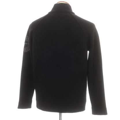 【中古】ストーンアイランド STONE ISLAND スタンドカラー ジップアップ カーディガン ブラック【 M 】【 状態ランクA 】【 メンズ 】