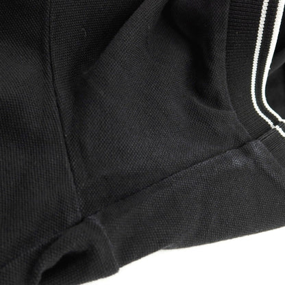 【中古】ストーンアイランド STONE ISLAND コットンポリウレタン 半袖ポロシャツ ブラック【サイズL】【 状態ランクC 】【 メンズ 】