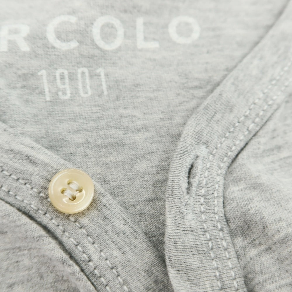 【中古】チルコロ1901 CIRCOLO 1901 コットン ヘンリーネック 半袖Ｔシャツ グレー【サイズＭ】【 状態ランクB 】【 メンズ 】