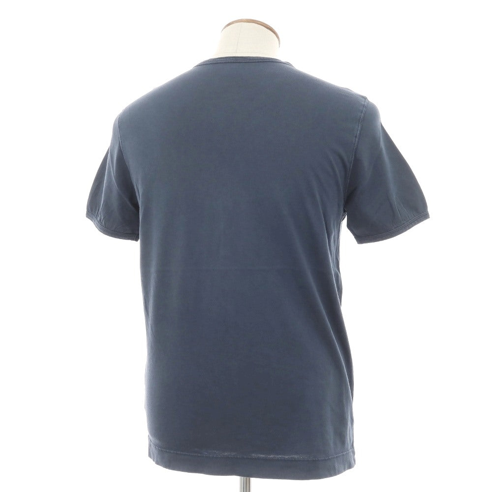 【中古】チルコロ1901 CIRCOLO 1901 コットン ヘンリーネック 半袖Ｔシャツ ネイビー【サイズＭ】【 状態ランクB 】【 メンズ 】