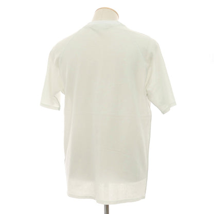【中古】ストーンアイランド STONE ISLAND コットン ロゴ刺しゅう クルーネック 半袖Ｔシャツ ペールブルーグリーン【サイズS】【 状態ランクB 】【 メンズ 】