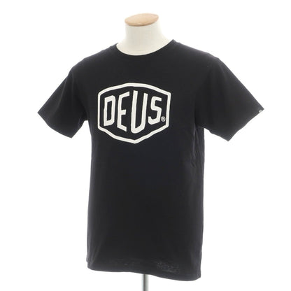 【中古】デウス エクス マキナ Deus Ex Machina コットン クルーネック 半袖Ｔシャツ ブラック【サイズS】【 状態ランクB 】【 メンズ 】