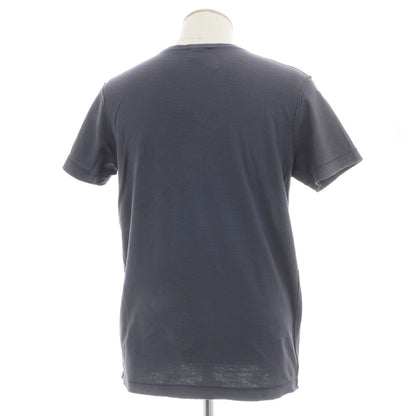 【中古】ディーゼル DIESEL コットン Vネック 半袖Ｔシャツ ネイビーグレー【サイズS】【 状態ランクB 】【 メンズ 】