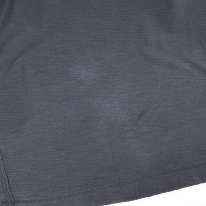【中古】ディーゼル DIESEL コットン Vネック 半袖Ｔシャツ ネイビーグレー【サイズS】【 状態ランクB 】【 メンズ 】