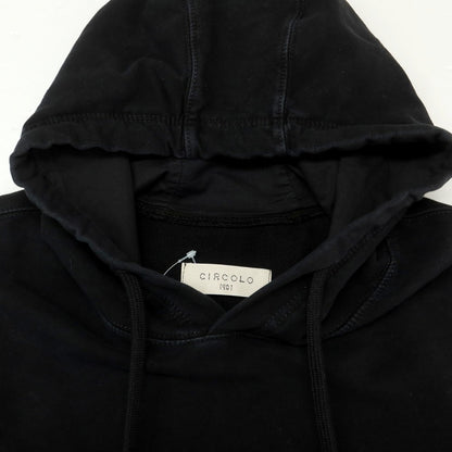 【中古】チルコロ1901 CIRCOLO 1901 コットンポリウレタン パーカー ブラック【 S 】【 状態ランクC 】【 メンズ 】