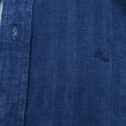 【中古】ディーゼル DIESEL ガーゼコットン カジュアルシャツ ダークブルー【 S 】【 状態ランクC 】【 メンズ 】