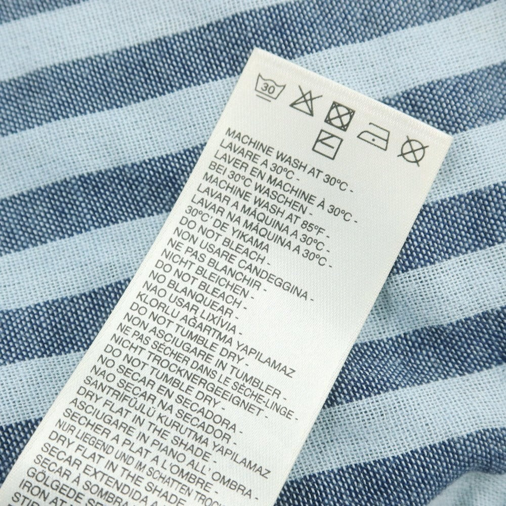 【中古】ディーゼル DIESEL ガーゼコットン カジュアルシャツ ダークブルー【 S 】【 状態ランクC 】【 メンズ 】