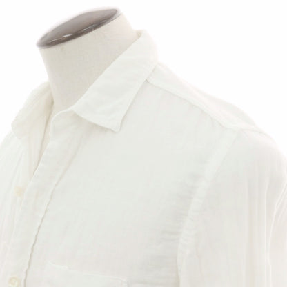 【中古】ヤヌーク YANUK コットン カジュアルシャツ ホワイト【 L 】【 状態ランクB 】【 メンズ 】