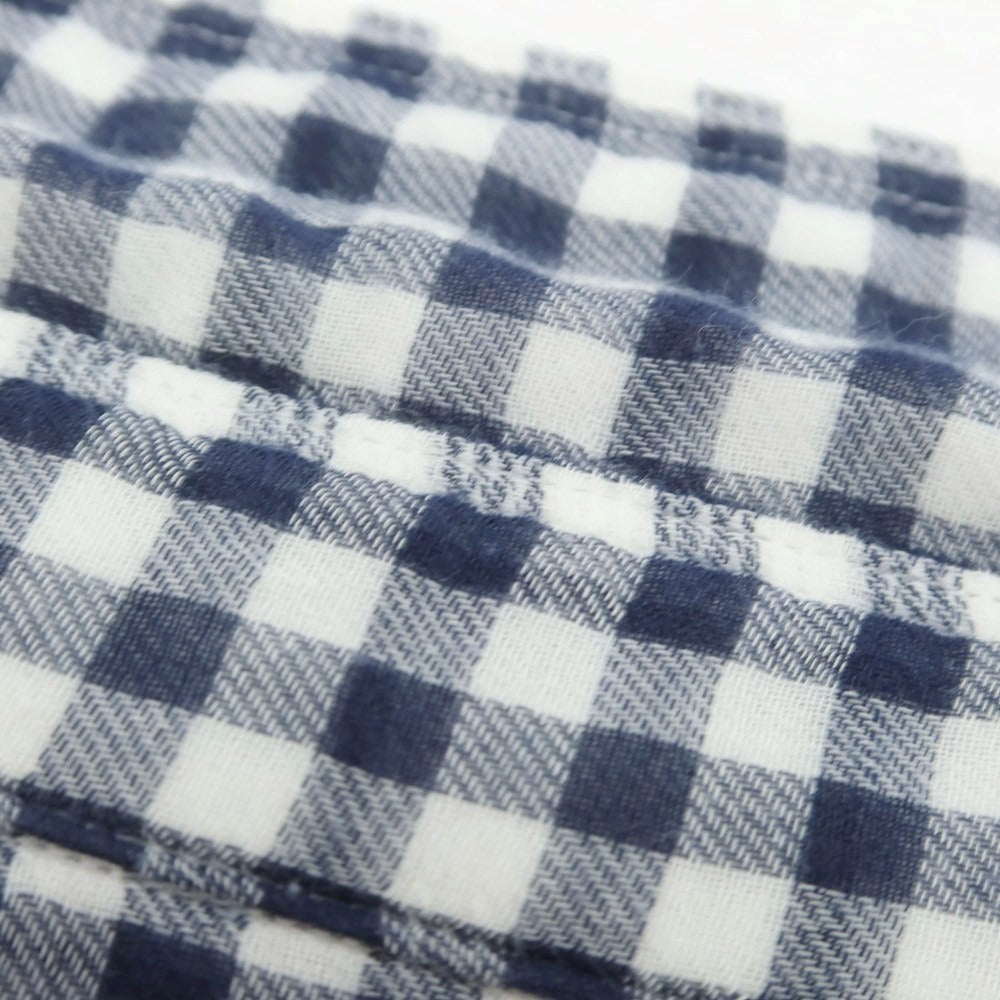 【中古】ヤヌーク YANUK チェック カジュアルシャツ ネイビーxホワイト【 M 】【 状態ランクB 】【 メンズ 】