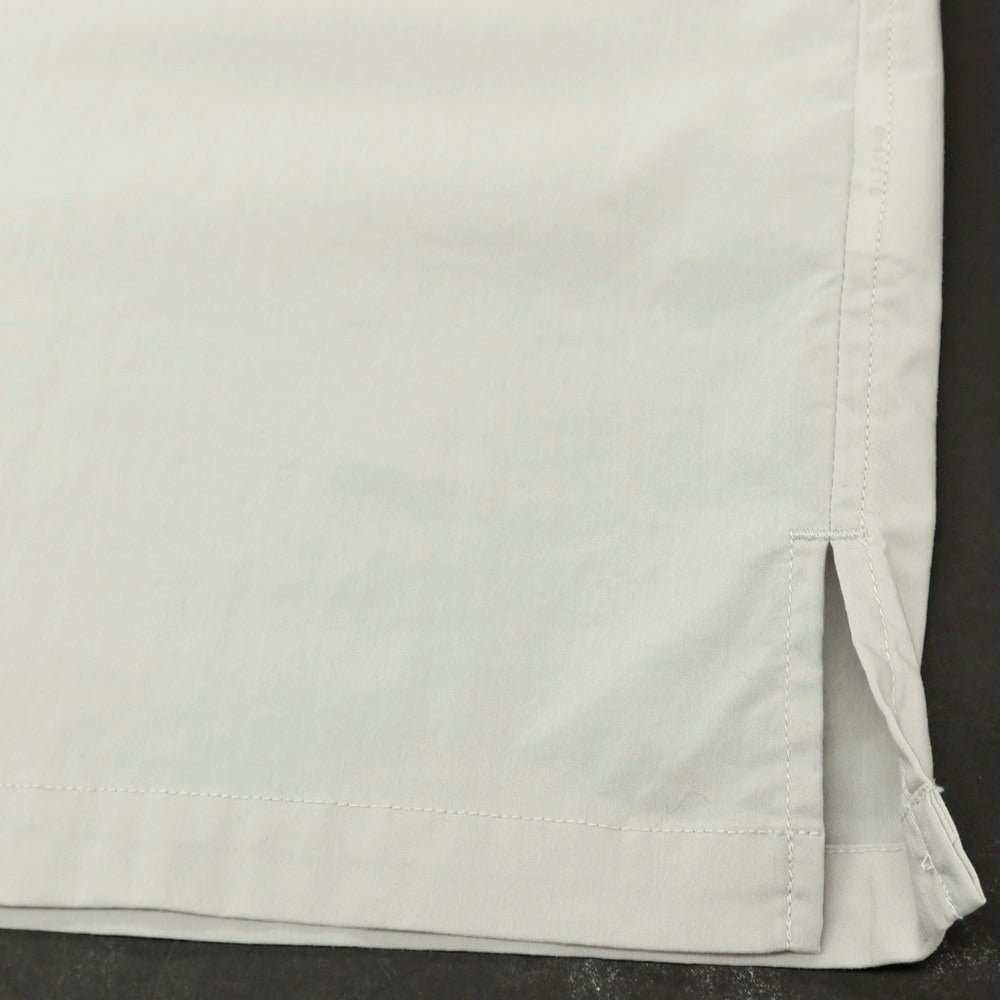 【中古】ザノースフェイス THE NORTH FACE BOX ナイロン オープンカラー 半袖シャツ ライトグレー【サイズM】【 状態ランクB 】【 メンズ 】