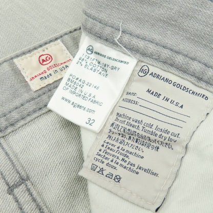 【中古】エージー アドリアーノゴールドシュミット AG Adriano Goldschmied MATCHBOX ストレッチコットン ジーンズ デニムパンツ グレー【 32 】【 状態ランクB 】【 メンズ 】