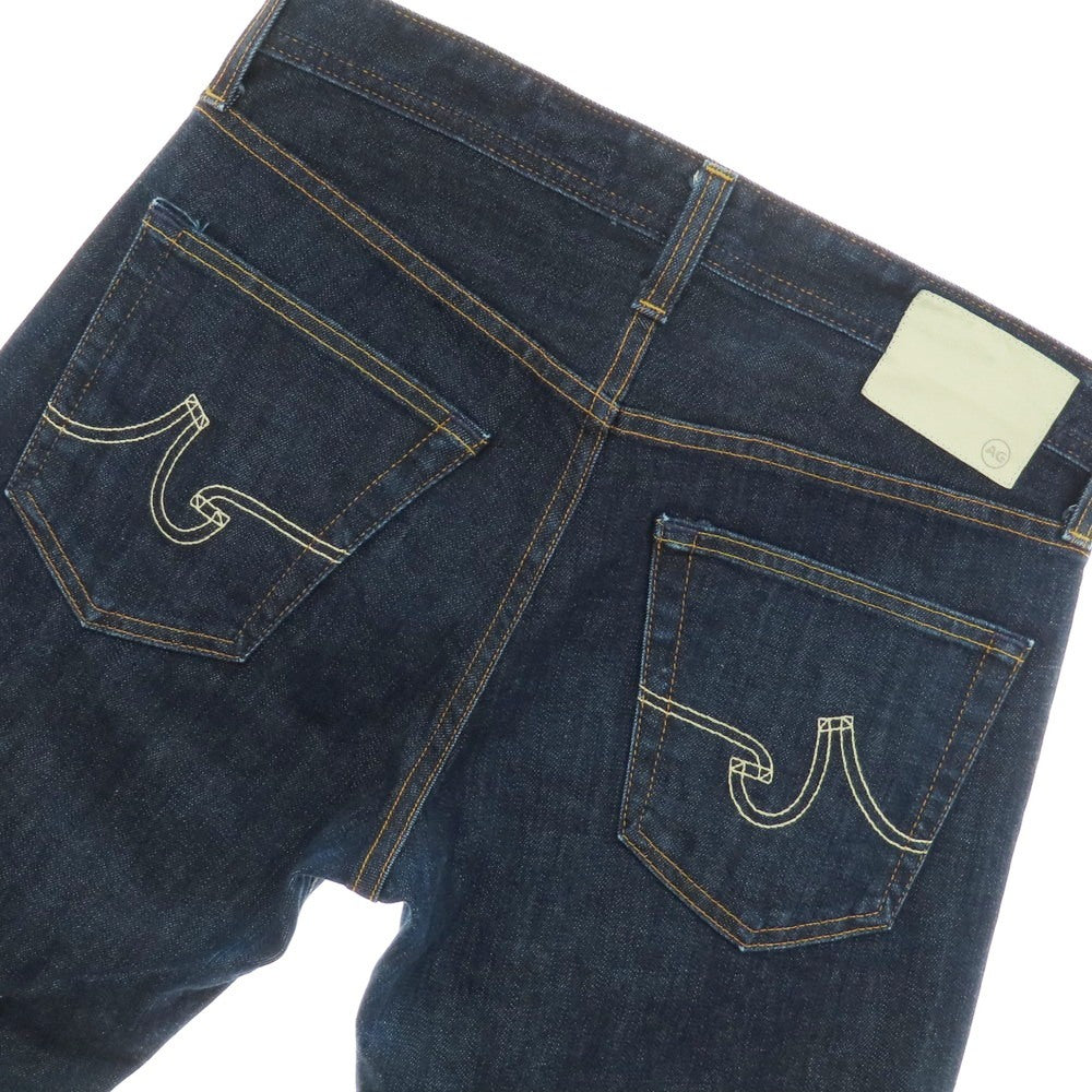 【中古】エージー アドリアーノゴールドシュミット AG Adriano Goldschmied THE WOODBLOCK ストレッチコットン ジーンズ デニムパンツ ネイビー【 31 】【 状態ランクB 】【 メンズ 】