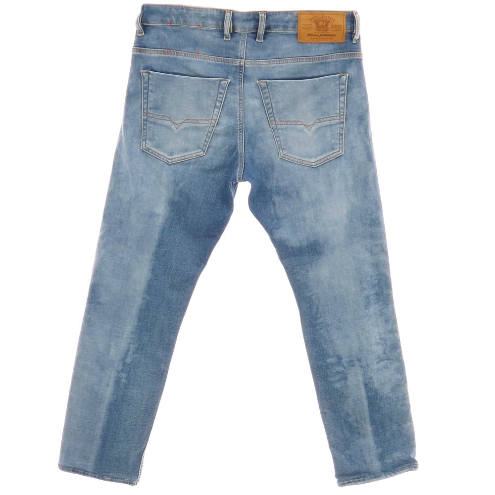 【中古】ディーゼル DIESEL ストレッチ コットンポリエステル デニム イージーパンツ ブルー【 32 】【 状態ランクB 】【 メンズ 】