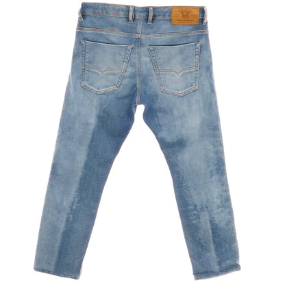 【中古】ディーゼル DIESEL ストレッチ コットンポリエステル デニム イージーパンツ ブルー【 32 】【 状態ランクB 】【 メンズ 】