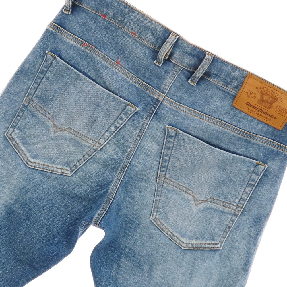 【中古】ディーゼル DIESEL ストレッチ コットンポリエステル デニム イージーパンツ ブルー【 32 】【 状態ランクB 】【 メンズ 】