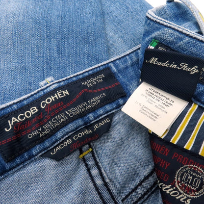 【中古】ヤコブコーエン JACOB COHEN J688 PADDLE ストレッチコットン ジーンズ デニムパンツ ブルー【 32 】【 状態ランクB 】【 メンズ 】