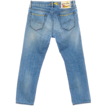 【中古】ヤコブコーエン JACOB COHEN J688 PADDLE ストレッチコットン ジーンズ デニムパンツ ブルー【 32 】【 状態ランクB 】【 メンズ 】