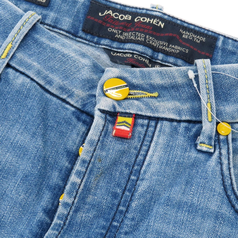 【中古】ヤコブコーエン JACOB COHEN J688 PADDLE ストレッチコットン ジーンズ デニムパンツ ブルー【 32 】【 状態ランクB 】【 メンズ 】