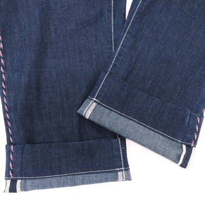 【中古】ヤコブコーエン JACOB COHEN CARL ストレッチ コットンレーヨンポリエステル イージーパンツ ネイビー【 M 】【 状態ランクB 】【 メンズ 】