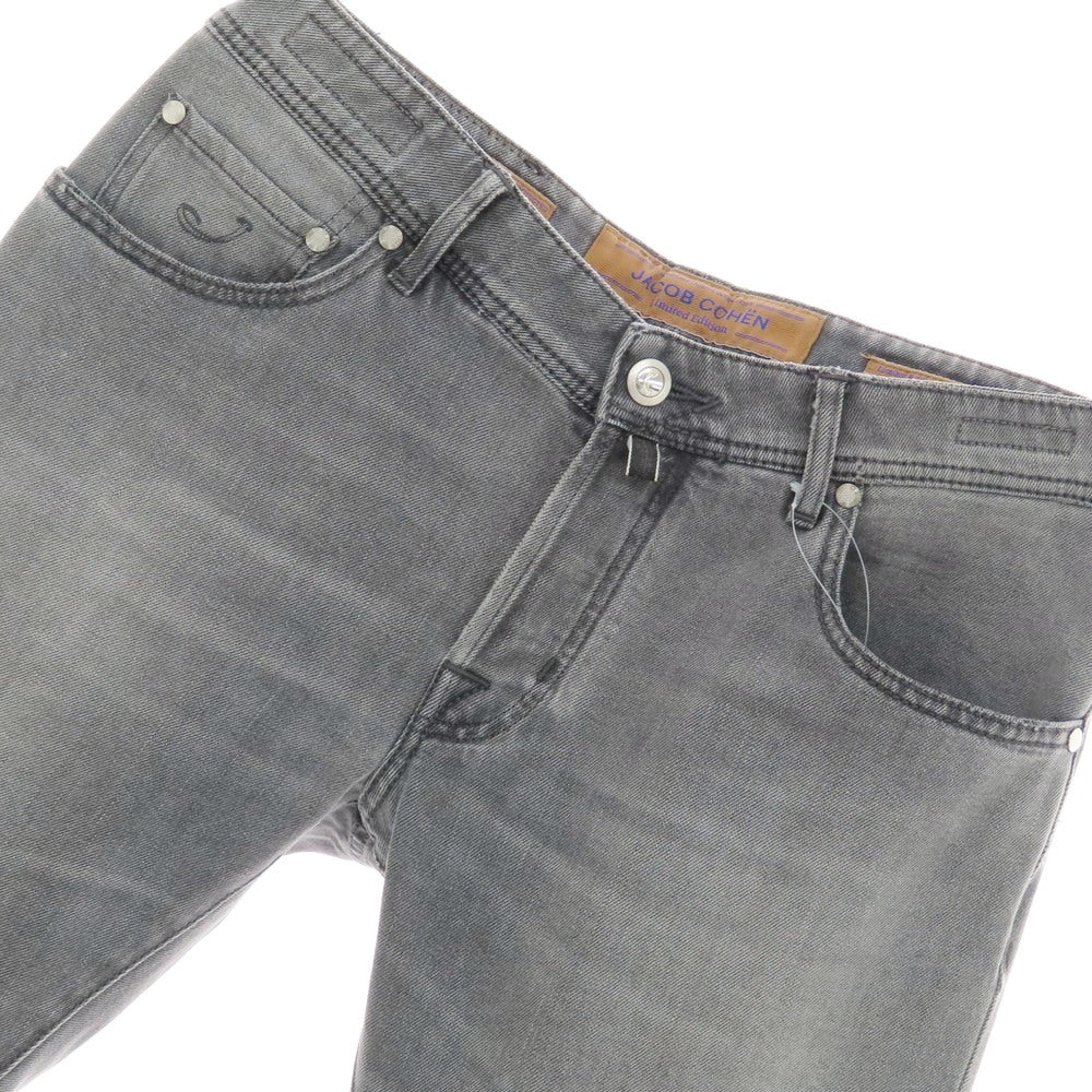 【中古】ヤコブコーエン JACOB COHEN LIMITED EDITION J622 ストレッチコットン ジーンズ デニムパンツ グレー【 33 】【 状態ランクC 】【 メンズ 】