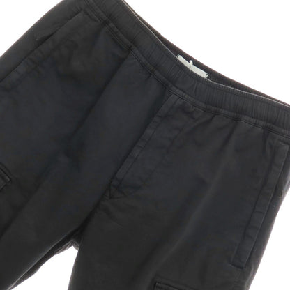 【中古】ストーンアイランド STONE ISLAND ストレッチ コットンウール イージーカーゴパンツ ブラック【 31 】【 状態ランクC 】【 メンズ 】