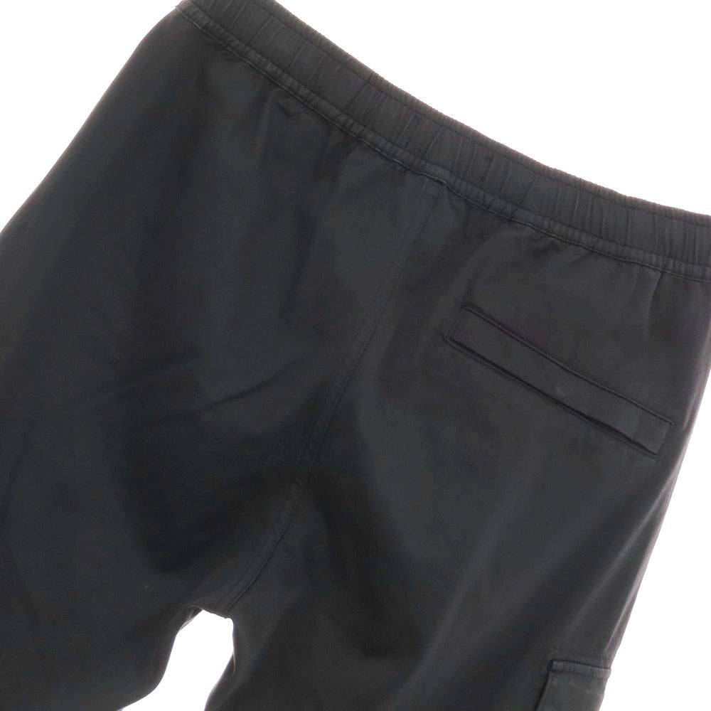 【中古】ストーンアイランド STONE ISLAND ストレッチ コットンウール イージーカーゴパンツ ブラック【 31 】【 状態ランクC 】【 メンズ 】