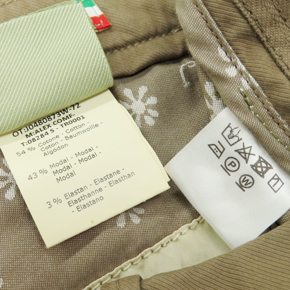 【中古】ヤコブコーエン JACOB COHEN ALEX ストレッチ コットンレーヨン カジュアルスラックスパンツ カーキ系【 32 】【 状態ランクB 】【 メンズ 】