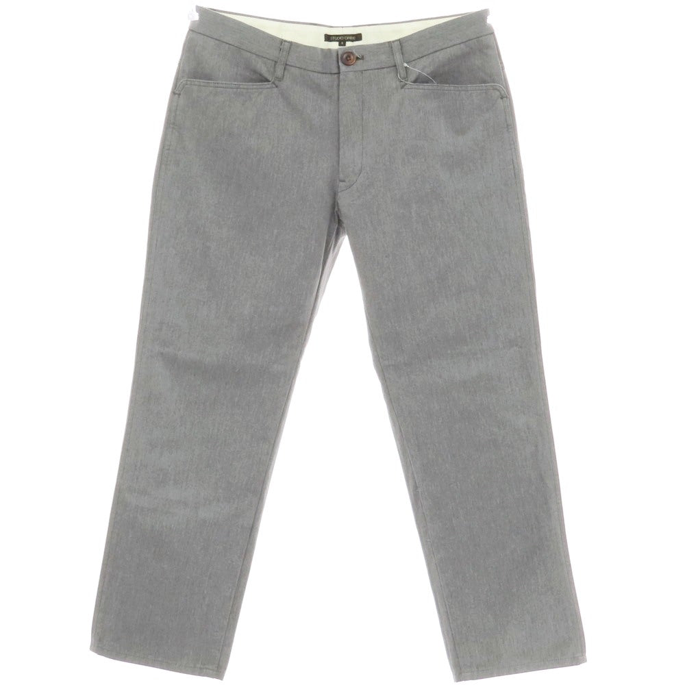 【中古】スタジオオリベ STUDIO ORIBE L-POCKET ストレッチコットン ワークパンツ グレー【 5 】【 状態ランクB 】【 メンズ 】